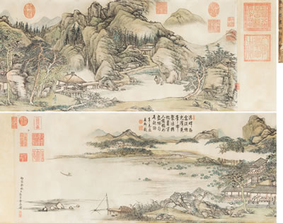 Zongcang Zhang : PARASOLHALL IN AUTUMN