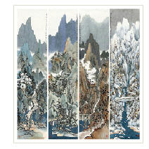 Jun Fang : Four Pieces of Landscape (4)