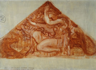 Adolfo De Carolis : 'MINERVA, (1914)'