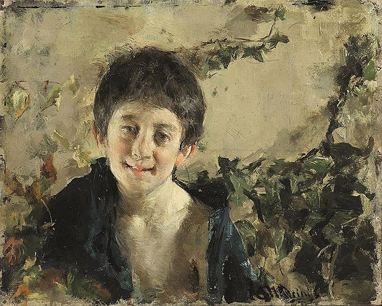 Antonio Mancini : From Auction Records