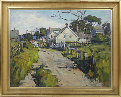 Anne Ramsdell Congdon : York Street Looking East