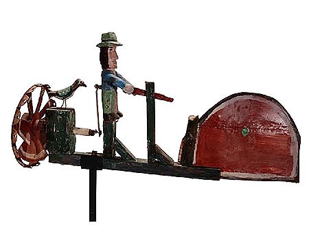 John Vivolo : Man Sawing Wood Whirligig.