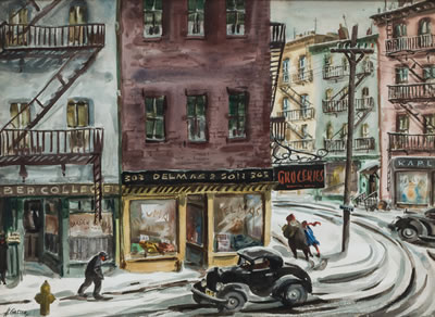 Henry Martin Gasser : 'Winter Corner'