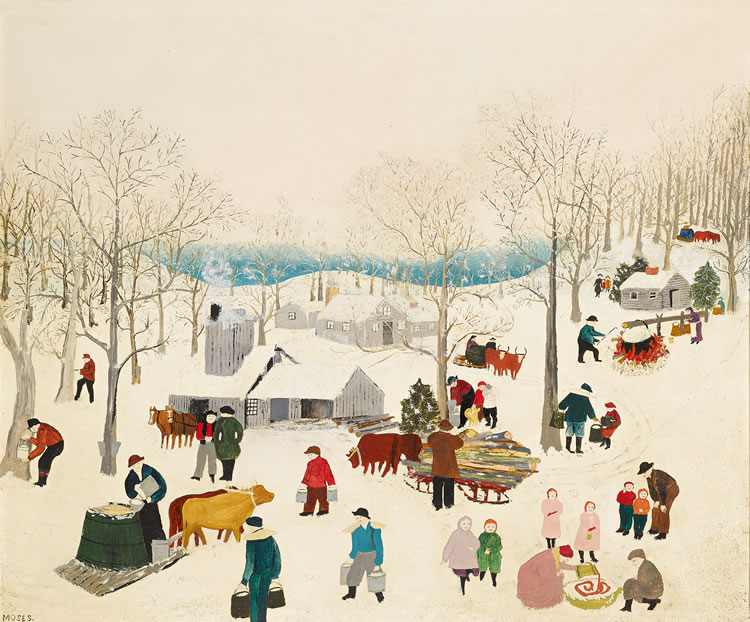 Grandma Moses : From Auction Records