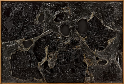 Alberto Burri : NERO PLASTICA L.A. (Estimate Upon Request)