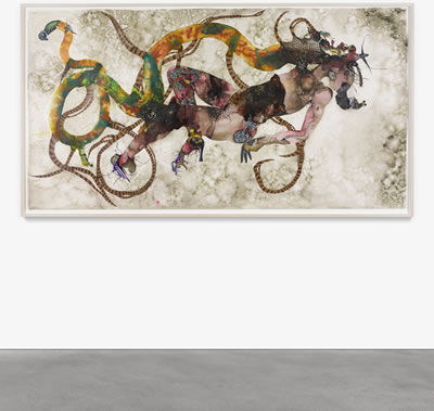 Wangechi Mutu : A DRAGON KISS ALWAYS ENDS IN ASHES