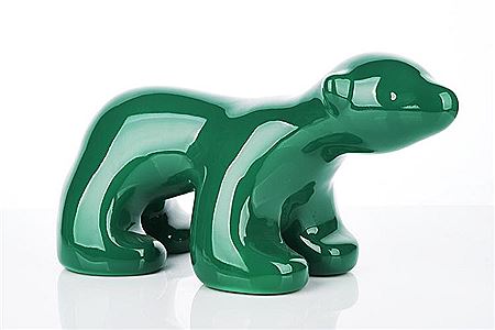 Scott Redford : My Beautiful Polar Bear, Green, 2017