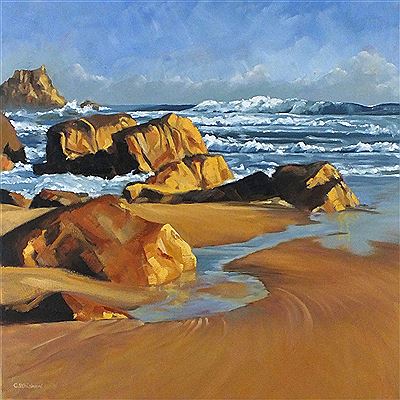 Caroline Whishaw : North Cornish Coast - Beachscape