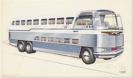 Raymond Loewy : Grayhound Bus