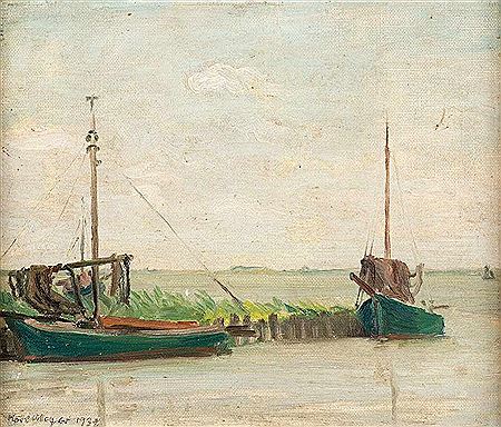 Korl Karl Meyer : Hafen Althagen, 1938