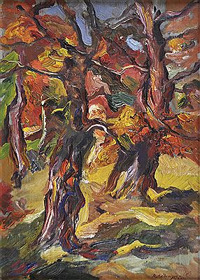 Rudolf Bellenzier : Trees 1975