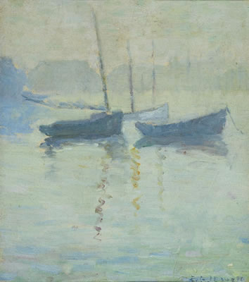 Elizabeth Galbraith McIntyre Jewell : Two Boats