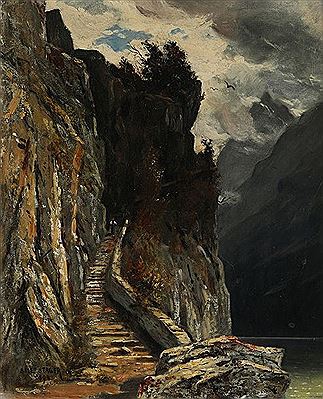 Balz Stager : Amdener Treppe, 1894