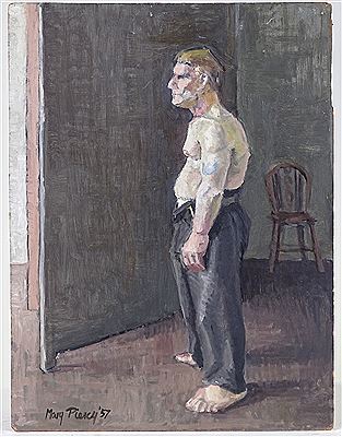 Mary Piercy : WRESTLER STANDING