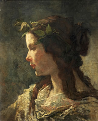 Thomas Couture : Girl in profile