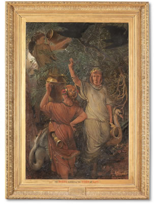 William Bell Scott : The Norns watering the Tree of Life