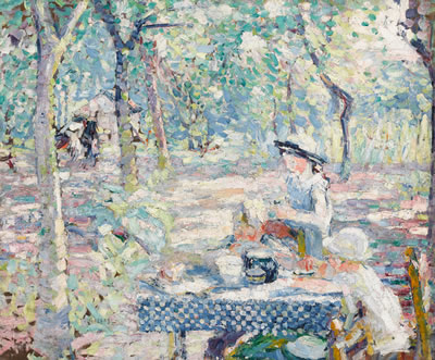 Joseph Raphael : Tea in the Orchard