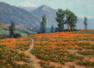 Benjamin Chambers Brown : Poppy Fields Near Pasadena