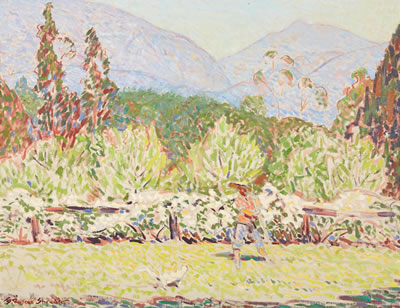 Edwin Shrader : View from Studio Window