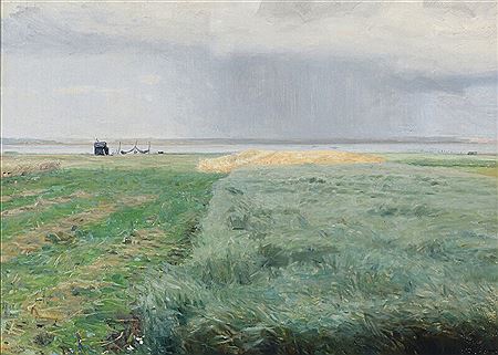 Georg Achen : Coastal scenery.