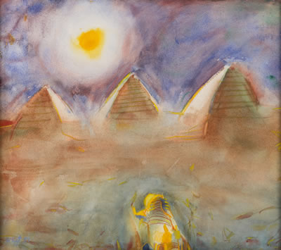 Olli Lyytikainen : 'THREE PYRAMIDS AND THE SPHINX'