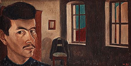 Peter Weiss : Self Portrait in Carabietta