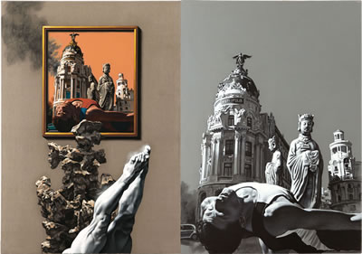 Biao Zhong : MADRID (DIPTYCH)