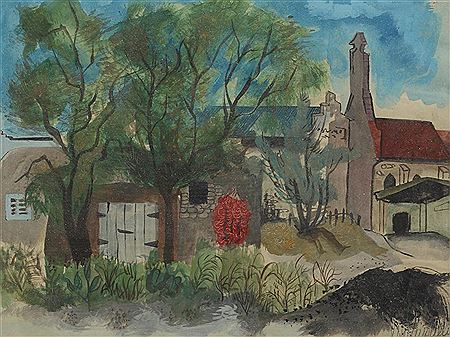 Veronica Helfensteller : Village Scene