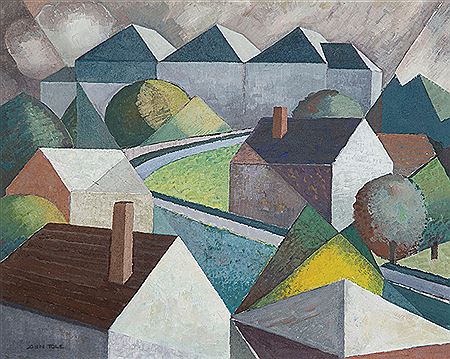 John Tole : Landscape with Houses