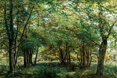 Hippolyte Boulenger : Sous-bois (1873)