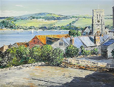 Donald Greig : ABOVE SALCOMBE & ALONGSIDE THE QUAY