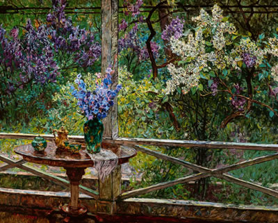 Piotr Stolerenko : Veranda at the house of A.P. Tsjechov