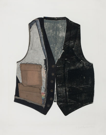 Betty Goodwin : Vest Nine with Collage