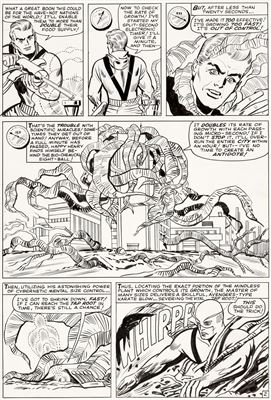 Carl Burgos : Tales To Astonish #62 Story Page 2 Giant-Man Original Art (Marvel, 1964)