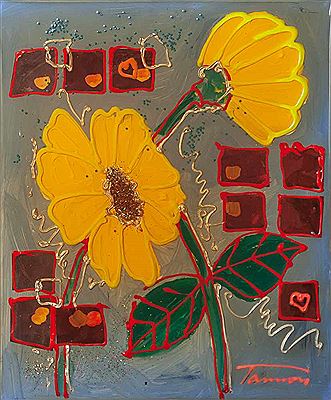 Jean Tannous : Two Yellow flowers