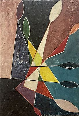 Jean Pons : Composition géométrique, 1950