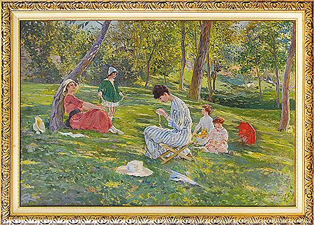 Giovanni Battista Carpanetto : Il Picnic, 1918