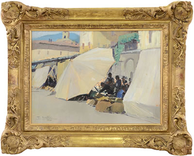 Giovanni Lentini : Mercatino a Palermo