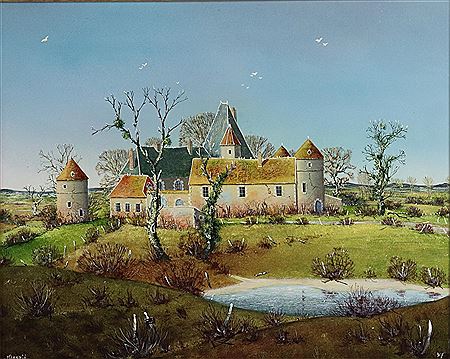 Michel Beszie : Château en nivernais