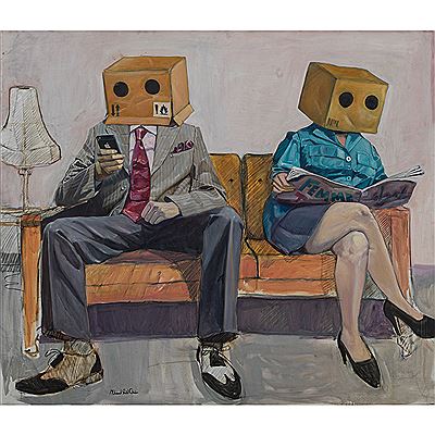 Mohamed Said Chair : Man and Lady, 2017