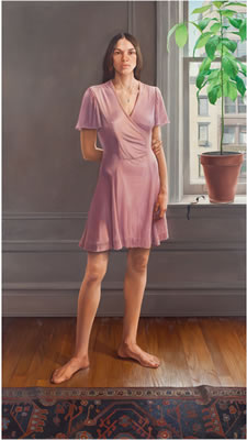 William George Beckman : Portrait of Diana II (Pink Dress), 1973