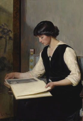 Lilla Cabot Perry : READING