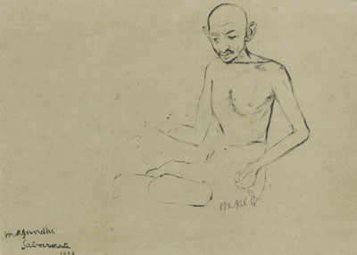 Mukul Dey : MK GANDHI, SABARMATI