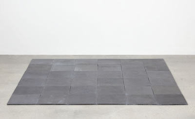 Carl Andre : LEAD-LEAD PLAIN