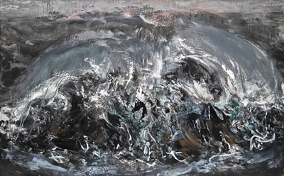 Maggi Hambling : CASCADING WAVE