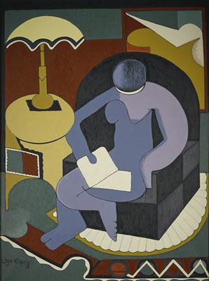 Uzo Egonu : WOMAN READING