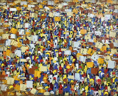 Ablade Glover : GHANAIAN MARKET SCENE