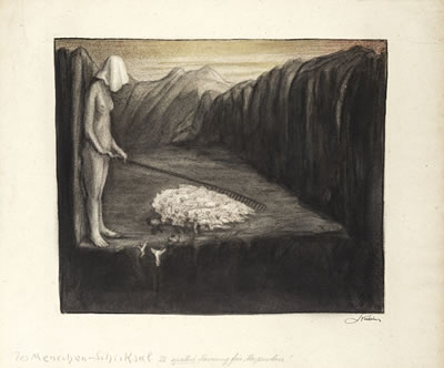 Alfred Kubin : DES MENSCHEN SCHICKSAL III (THE FATE OF MANKIND III)