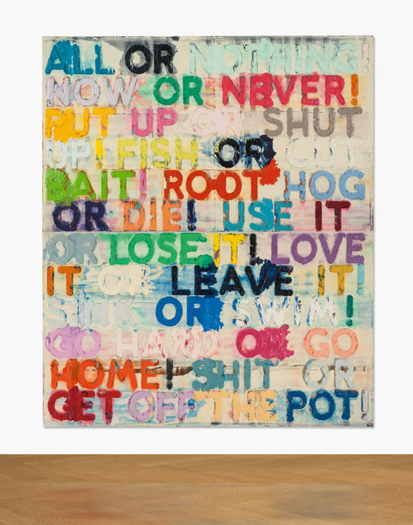 Mel Bochner : From Auction Records