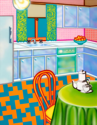 Howard Arkley : Neapolitan Delight 1993